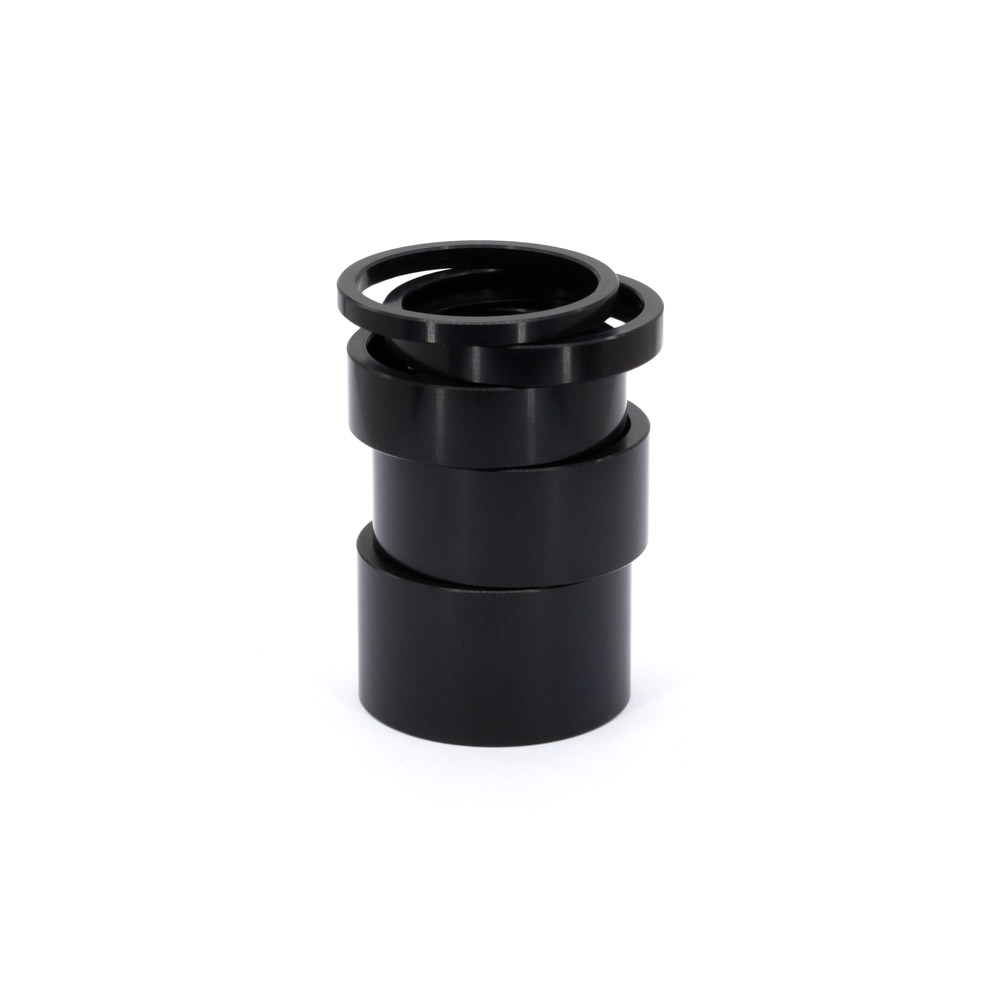 Aluminium Spacer Höhe 15mm, Farbe Eloxal - Black