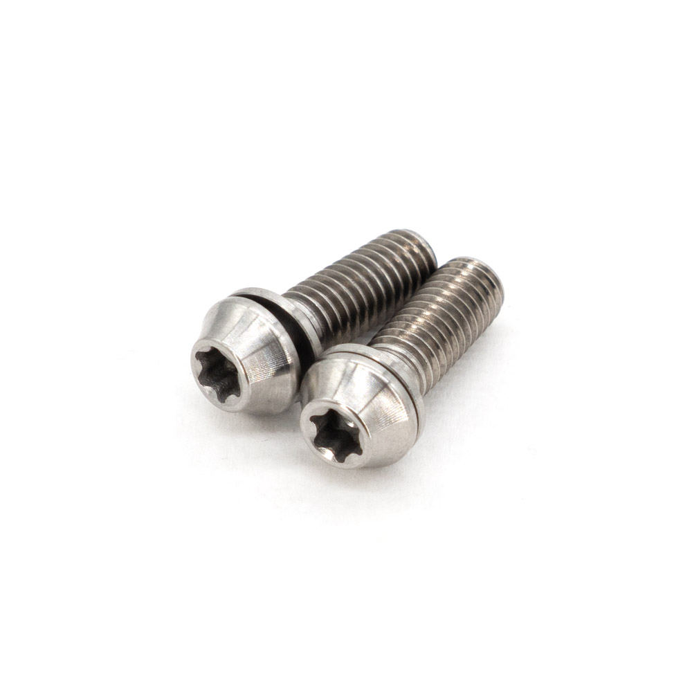 Ti bolt M6x18 T25 with washer