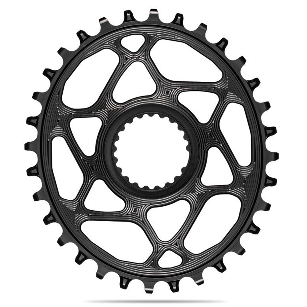 OVAL-N-W-KETTENBLATT-FÃœR-SHIMANO-XTR-M9100-XT-SLX-DEORE-28 Z-Schwarz