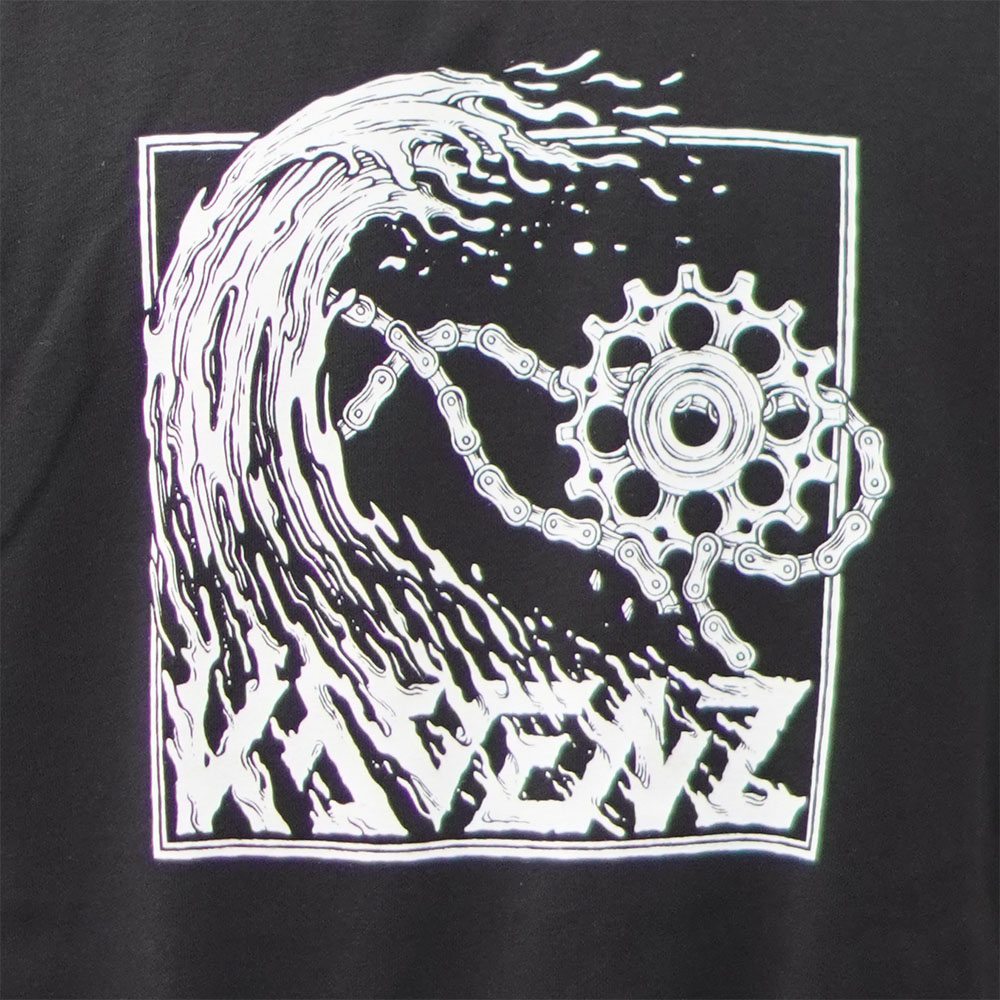 T-Shirt KAVENZ Monster Wave Schwarz Größe: S