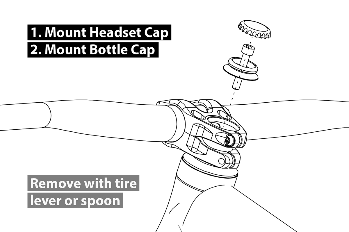 Headset Bottle Cap